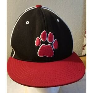 OC SPORTS PRO/FLEX ECO3 SIZE S/M FITTED FLAT BILL LOVEJOY LEOPARD'S BASEBALL HAT